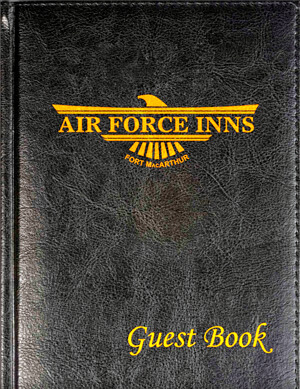 Air Force Inns Guest Book