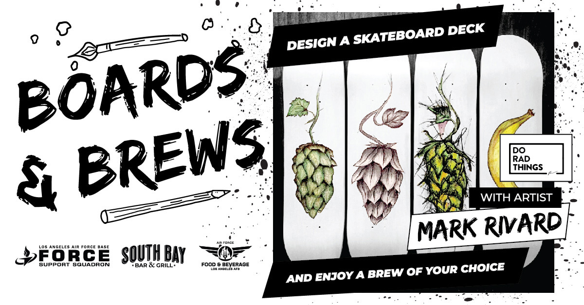 Boards and Brews with artist Mark Rivard