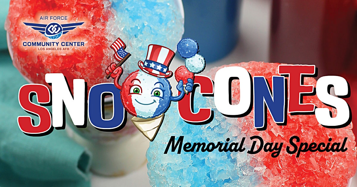 Memorial Day Sno Cone Special