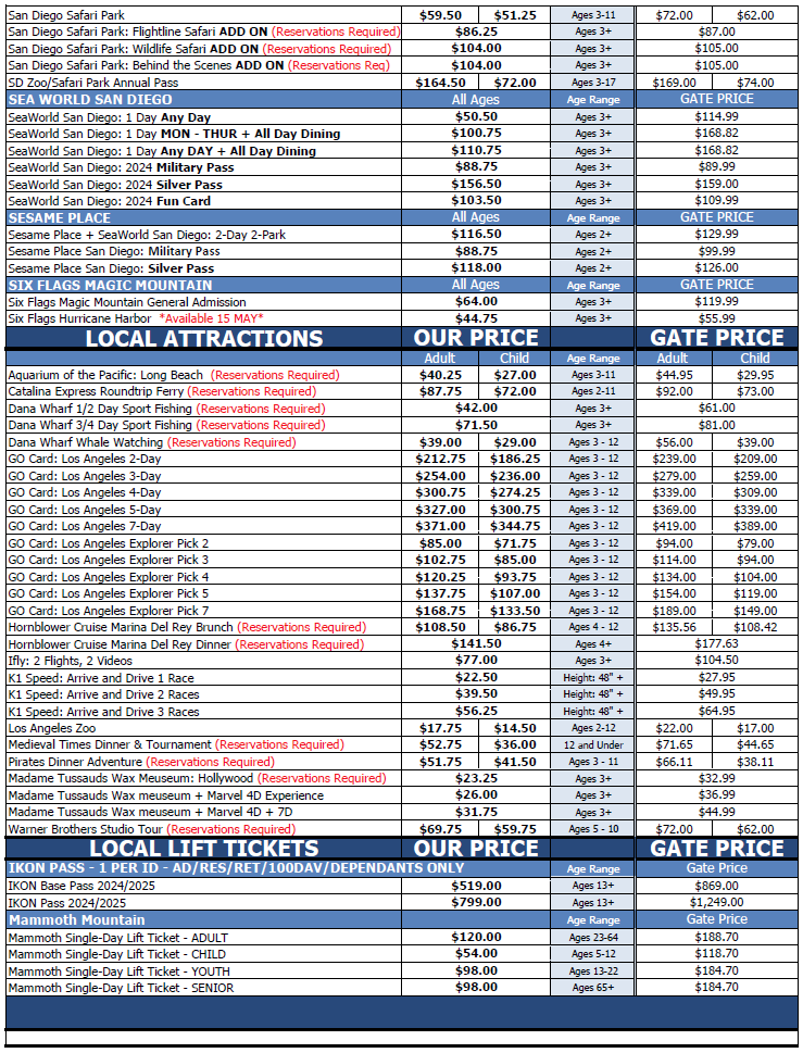 ITT Discount Ticket Price List 1 May 2024 page 2